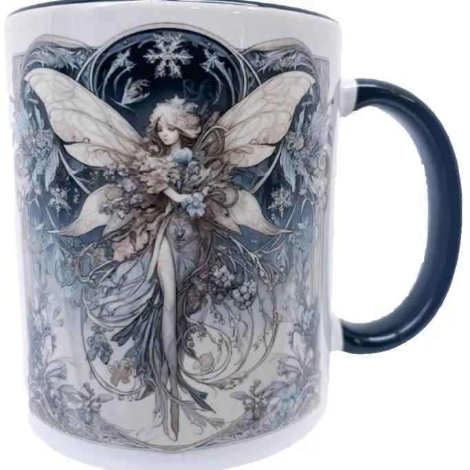 Oakhart Industries Winter Fairy Mug Art044