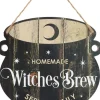Something Different Witches Brew Cauldron Sign