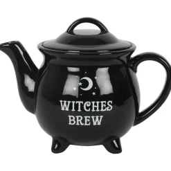 Something Different Witches Brew Ceramic Cauldron Tea Set