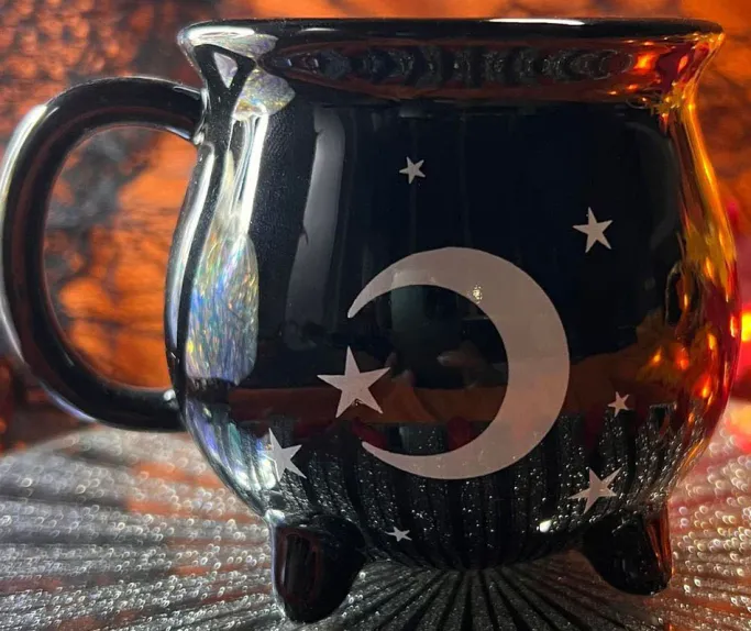 Something Different Witches Brew Ceramic Cauldron Tea Set