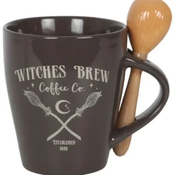 Something Different Witches Brew Coffee Co. Mug and Spoon Set