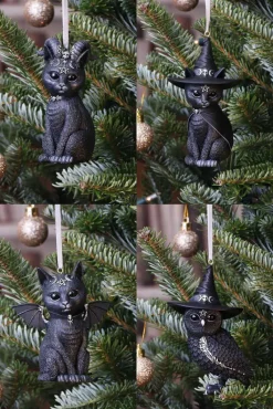 Nemesis Now Witches Christmas Tree Decoration Set