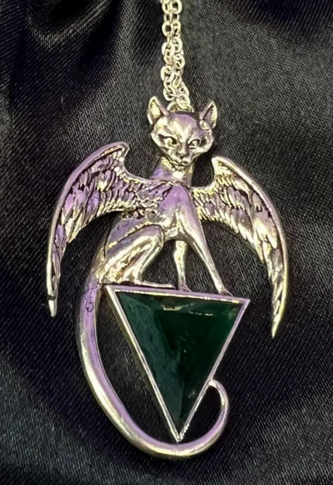 Witches Familiars Feline Goddess Pendant