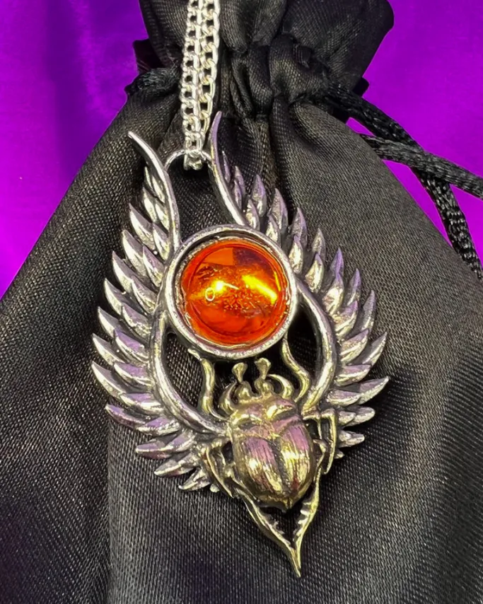 Witches Familiars Khepri Beetle Pendant