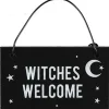 Something Different Witches Welcome Witchy Hanging Mini Sign