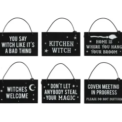 Something Different Witches Welcome Witchy Hanging Mini Sign
