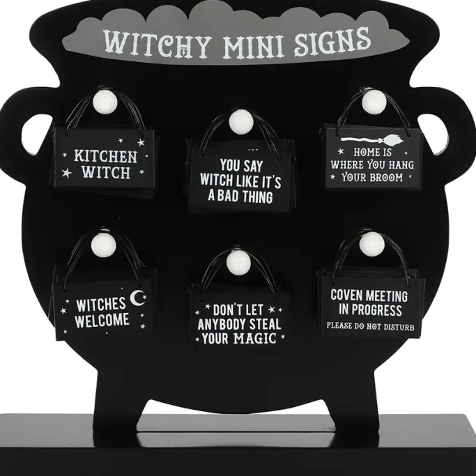Something Different Witches Welcome Witchy Hanging Mini Sign