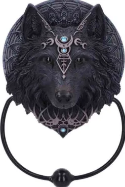 Nemesis Now Wolf Moon Door Knocker