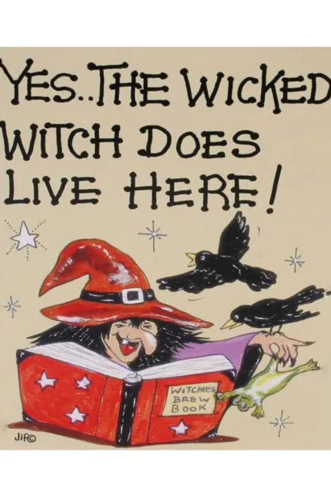 Something Different Yes The Wicked Witch Does Live Here Card