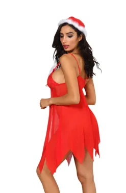 Yesx Babydoll Christmas Lingerie Set