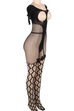 Yesx Black Bodystocking