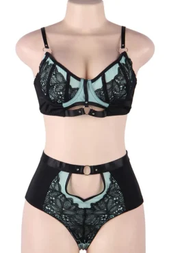 Yesx Blue Bra Lingerie Set