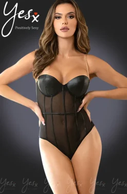 Yesx Glam Bodysuit Black