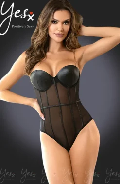 Yesx Glam Bodysuit Black