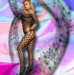 Yesx Holey Bodystocking