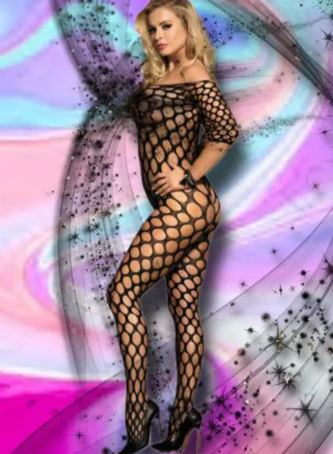 Yesx Holey Bodystocking