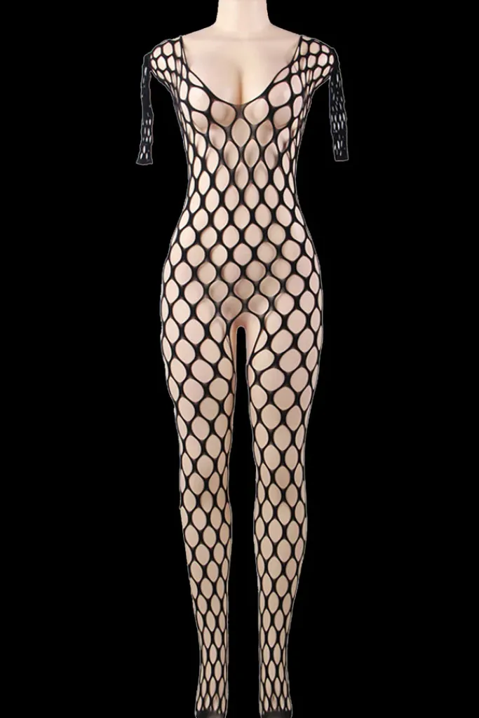 Yesx Holey Bodystocking