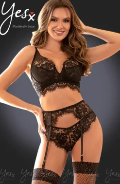 Yesx Lingerie Set Black