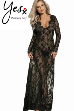 Yesx Long Gown and Thong